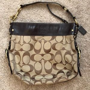 Coach Zoe hobo purse
